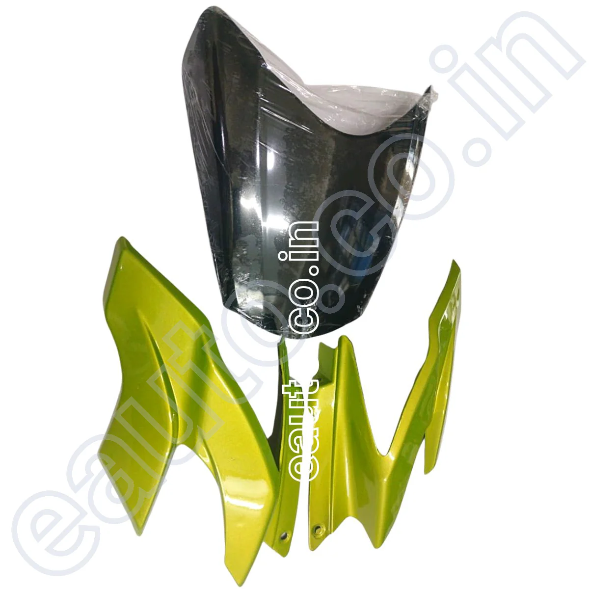 Visor for TVS Apache RTR 160 New Model | RTR 180 New Model | Green | Front Fairing or Doom - Image 2