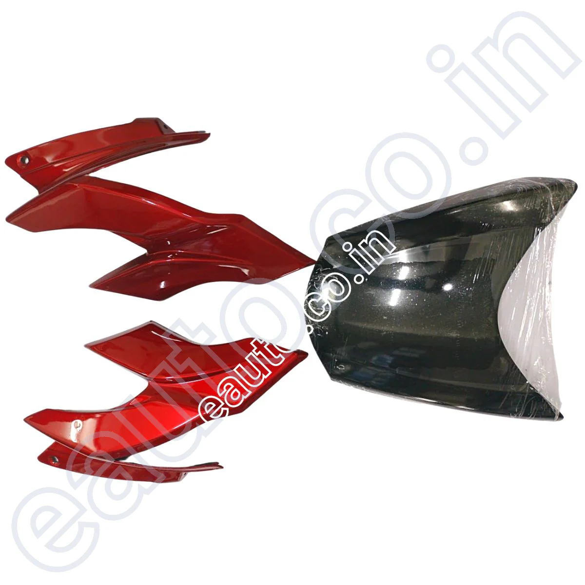 Visor for TVS Apache RTR 160 New Model | RTR 180 New Model | Red | Front Fairing or Doom - Image 2