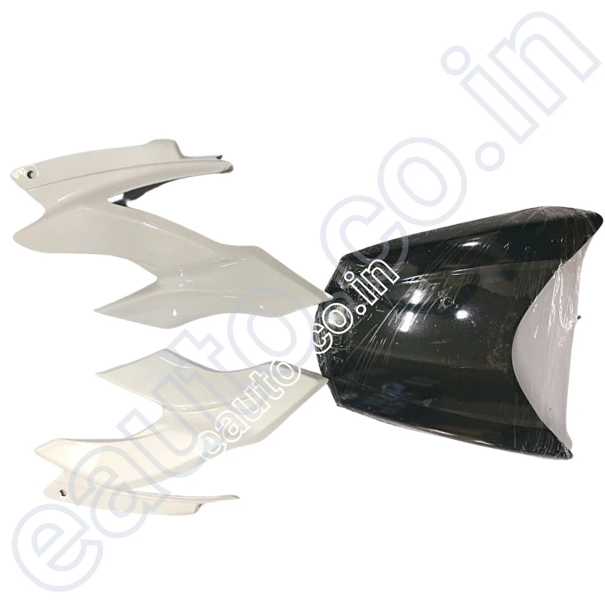 Visor for TVS Apache RTR 160 New Model | RTR 180 New Model | White | Front Fairing or Doom - Image 2