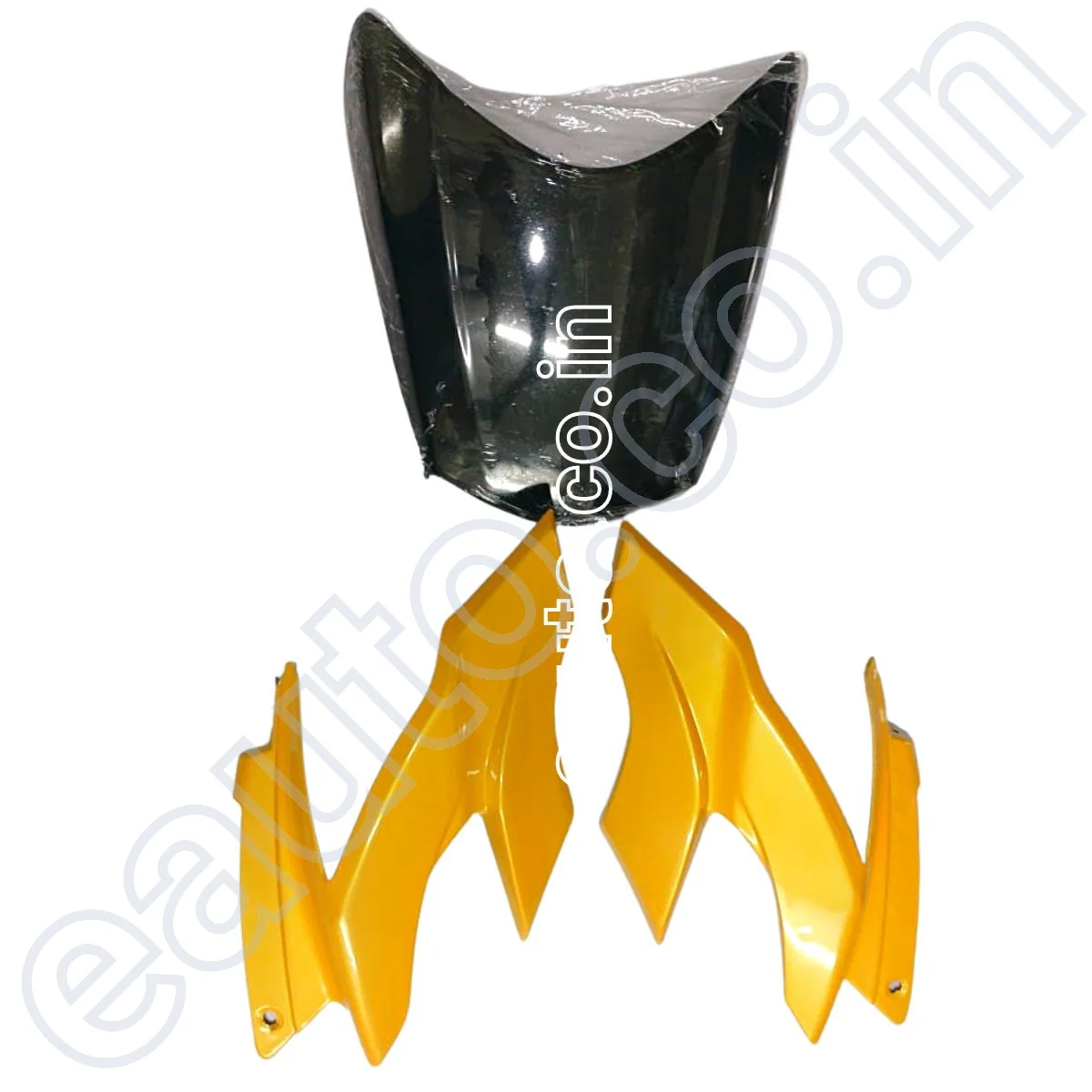 Visor for TVS Apache RTR 160 New Model | RTR 180 New Model | Yellow | Front Fairing or Doom - Image 2